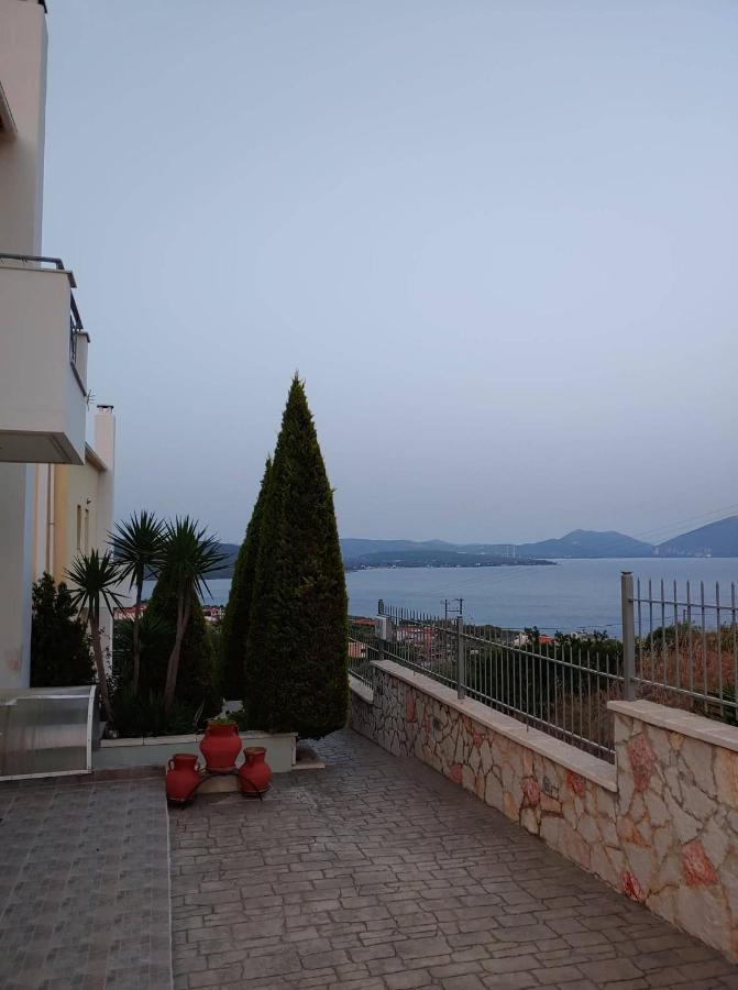 Villa Christine - Maisonettes With Fireplace Aliveri Extérieur photo