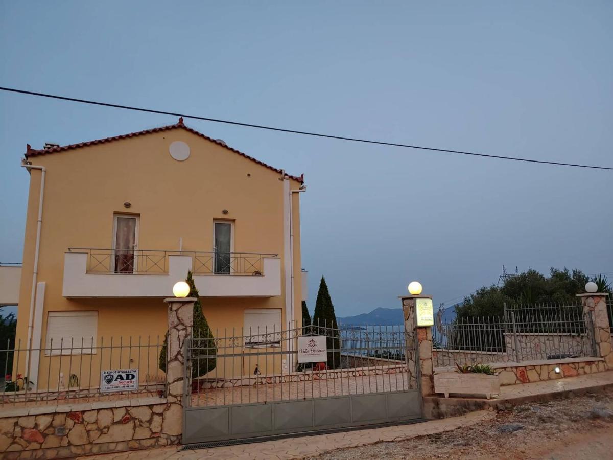 Villa Christine - Maisonettes With Fireplace Aliveri Extérieur photo