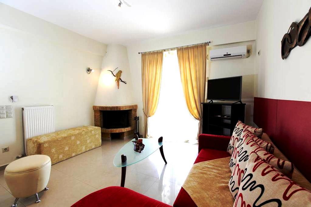 Villa Christine - Maisonettes With Fireplace Aliveri Extérieur photo